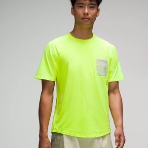 lululemon athletica Bright Lime Short Sleeve Tee